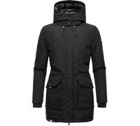 Warmer Wintermantel mit Kapuze "Blizzardstorm" Black M