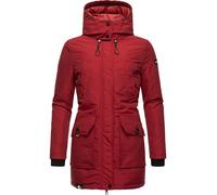 Winterjacke NAVAHOO "Blizzardstorm", Damen, Gr. M (38), rot (blutrot), Oberstoff: 70% Baumwolle, 30% Nylon. Futter: 100% Polyester. Wattierung: 100% Polyester. Ärmelfutter: 100% Polyester, figurbetont