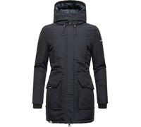 Warmer Wintermantel mit Kapuze "Blizzardstorm" Navy L