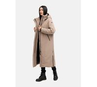Wintermantel NAVAHOO "Schneewächter 14", Damen, Gr. XL (42), taupe, Obermaterial: 100% Polyester; Innenfutter: 100% Polyester; Wattierung: 100% Polyester; Ärmelfutter: 100% Polyester, gerade knieumspi