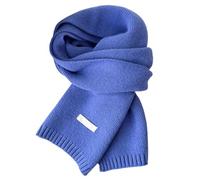 Warmer Winterschal für Damen Herren Wollschal Weiche Warm Strickschal Einfarbig Gestrickter Schals Modischer Vielseitiger Kaschmir Schal aus 100% Wolle - ideale Geschenke für Frauen & Männer