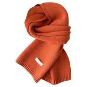 Warmer Winterschal für Damen Herren Wollschal Weiche Warm Strickschal Einfarbig Gestrickter Schals Modischer Vielseitiger Kaschmir Schal aus 100% Wolle - ideale Geschenke für Frauen & Männer