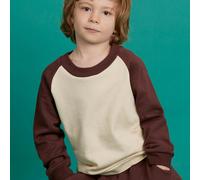 Warmes Raglan Sweatshirt braun-creme 86/92