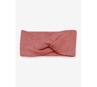 Warmes Stirnband Mädchen maximo Strass rosenholz Gr. 55/57 cm