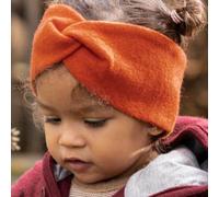 Warmes Stirnband Wolle orange 46/50