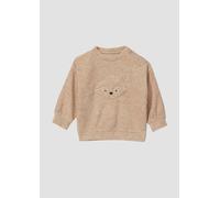 Warmes Sweatshirt mit Frontapplikation und Struktur 68 Beige 2173682.84W0.68