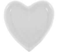 Warmhm Herz Schmuckplatte Aus Keramik Weiß Schmucktablett Für Ringe Armbänder Und Halsketten Schmuckablage Für Badezimmer Und Schlafzimmer