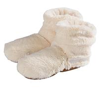 Warmies Slippies Boots deluxe - beige, Größe 37 - 42