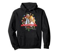 Warner Bros. Christmas Vacation Ha Ha Happiest Unisex Erwachsene Pullover Hoodie Schwarz S M L Klassisch Langarm Baumwolle Polyester