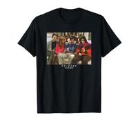 Warner Bros. Friends Officially Licensed Unisex-Erwachsene und Kinder T-Shirt Schwarz S Klassische Passform Crew-Ausschnitt Kurzarm ohne Manschette