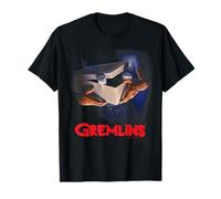 Warner Bros. Gremlins Poster T-Shirt - Unisex-Erwachsene, Schwarz, S