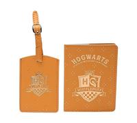 Warner Bros Harry Potter Alumni Passport Holder & Luggage Tag - Hufflepuff, Yellow, Gelb