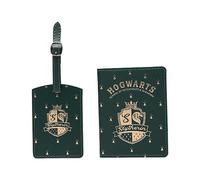 Warner Bros Harry Potter Alumni Passport Holder & Luggage Tag - Slytherin