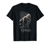 Warner Bros. Lord of the Rings Gollum T-Shirt, Unisex-Erwachsene, Schwarz, S