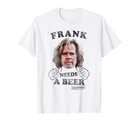 Warner Bros. Shameless T-Shirt, Unisex, Weiß, S, Kurzarm, Klassische Passform, Offiziell Lizenziert