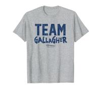 Warner Bros. Shameless Team Gallagher T-Shirt, Unisex-Erwachsene, Grau, S, Kurzarm, Klassisch, TV Series Themed T-Shirt
