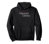Warner Bros. Vampire Diaries Unisex Erwachsene Hoodie Schwarz M Klassisch Langarm Pullover-Hoodie mit Kapuze