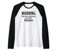 Warnung Hema Nerd T-Shirt - May Start Explaining Guards Raglan