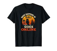 was passiert auf Bali Goes Online Retro Sunset T-Shirt