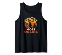 was passiert auf Bali Goes Online Retro Sunset Tank Top