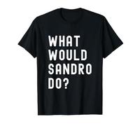 was Würde Sandro tun? Preisgünstiges Grafik-T-Shirt