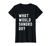 was Würde Sandro tun? Preisgünstiges Grafik-T-Shirt