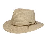 Washed Braid Traveller Stoffhut by Stetson natur M (56-57 cm)