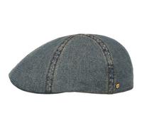Washed Denim Flatcap by Stetson denim S (54-55 cm)