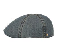 Washed Denim Flatcap by Stetson denim XL (60-61 cm)