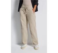 Cordhose STREET ONE, Damen, Gr. 36, Länge 30, malted beige, Web, 98% Baumwolle, 2% Elasthan, unifarben, loose fit lang, Hosen, in Cord-Optik (74138112-36) malted beige