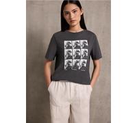 Street One Studio Damen F323594 Washed-Look Shirt mit Print (1er Pack)
