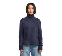 G-star Washed Loose Fit Rollkragenpullover M Osaka Blue Gd