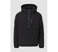 Wasserabweisende Pufferjacke mit abnehmbarer Kapuze M schwarz 2167450.9999.M
