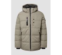 Wasserabweisende Pufferjacke mit abnehmbarer Kapuze und sportiven Details XL Beige 2167451.8435.XL