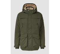 Wasserabweisender Parka mit abnehmbarer Kapuze und Fake-Fur-Futter L Grün 2167459.7938.L