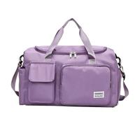 Wasserdicht Sporttasche Damen Herren Rucksack 2 in 1,Reisetasche Groß,Gym Bag mit Schuhfach Nassfach,für Trainingstasche, Schwimmtasche,Übernachtung Tasche,Duffle Bag,Gym Bag (Purple)