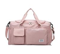 Wasserdicht Sporttasche Damen Herren Rucksack 2 in 1,Reisetasche Groß,Gym Bag mit Schuhfach Nassfach,für Trainingstasche, Schwimmtasche,Übernachtung Tasche,Duffle Bag,Gym Bag (Pink)