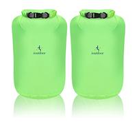 Wasserdicht Tasche - 2 Stück 10L/20L/40L/70L Dry Bag Set, Leicht Outdoor Trockener Sack Wassersport Säcken, Sicherheitsverschluss, für Kayaking Boots-Ausflug Kanu/Rafting/Schwimmen (Grün, 20L*2)