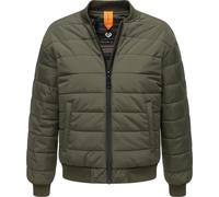 Bomberjacke RAGWEAR "Bombina", Damen, Gr. XS (34), grün (olivgrün), Obermaterial: 100% Polyester, Innenfutter: 100% Polyester, Wattierung: 100% Polyester, modisch, weit hüftbedeckend, Langarm Ärmel oh