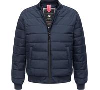 Bomberjacke RAGWEAR "Bombina", Damen, Gr. XL (42), blau (navy), Obermaterial: 100% Polyester, Innenfutter: 100% Polyester, Wattierung: 100% Polyester, modisch, weit hüftbedeckend, Jacken, Wasserdichte