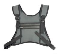 Wasserdichte Brusttasche, Westentasche zum Laufen, Klettern und Wandern, Neopren-Material, geräumiges Design für wichtige Dinge (grau)
