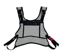 Wasserdichte Brusttasche, Westentasche zum Laufen, Klettern und Wandern, Neopren-Material, geräumiges Design für wichtige Dinge (weiß)