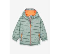 Wasserdichte Funktionsjacke im fröhlichen Allover-Print Kleinkinder grün Gr. 86/98