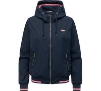 Funktionsjacke RAGWEAR "Oggie Sporty YOUMODO", Damen, Gr. M (38), navy, Obermaterial: 100% Polyester; Innenfutter: 100% Polyester, gerade hüftlang, hoch geschlossener Ausschnitt, Ärmel ohne Ärmelschli