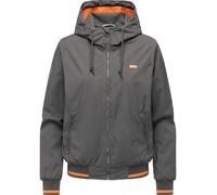Funktionsjacke RAGWEAR "Oggie Sporty YOUMODO", Damen, Gr. XS (34), grau, Obermaterial: 100% Polyester. Innenfutter: 100% Polyester, gerade hüftlang, hoch geschlossener Ausschnitt, Ärmel ohne Ärmelschl