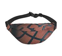 Wasserdichte Gürteltasche aus Polyester mit verstellbarem Gürtel - vielseitige Umhängetasche für Damen und Herren, Basketball Sport, Einheitsgröße