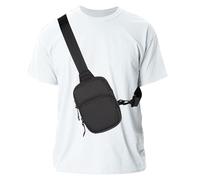 Wasserdichte Herren Brusttasche, Sling Chest Crossbody Bag, 7.2" Brusttasche Leichte Sling Bag Herren Klein Schulter Rucksäcke Wasserfest Crossbody Pack Umhängetasche zum Outdoor Wandern Reise Camping
