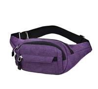 Wasserdichte Hüfttasche, Camping Belt Bags, Adorable Fashion Travel Bum Fanny Pack, Casual Belts Bag for Dog Walking, Running, Shopping, Outdoor and Daily Use, Men Women, violett, Beziehen Sie sich