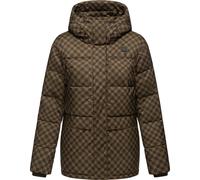 Steppjacke RAGWEAR "Wikesh Print" Gr. XS (34), braun Damen Jacken (51019462-XS) braun