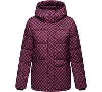 Steppjacke RAGWEAR "Wikesh Print" Gr. XXL (44), pink (fuchsia) Damen Jacken (77711844-XXL) fuchsia